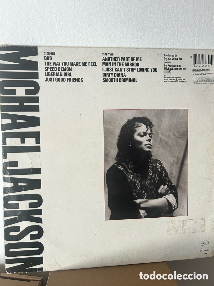 bad ( malo ) michael jackson - disco de vinilo - Compra venta en  todocoleccion