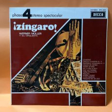 Discos de vinilo: LP - ¡ZÍNGARO! WERNER MÜLLER Y SU ORQUESTA - DECCA - MADRID 1978