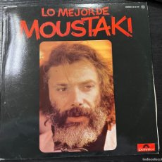 Discos de vinilo: LP - LO MEJOR DE MOUSTAKI - POLYDOR - MADRID 1984