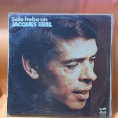 Discos de vinilo: LP - JACQUES BREL - SOLO HUBO UN JACQUES BREL - BARCLAY - MADRID 1978