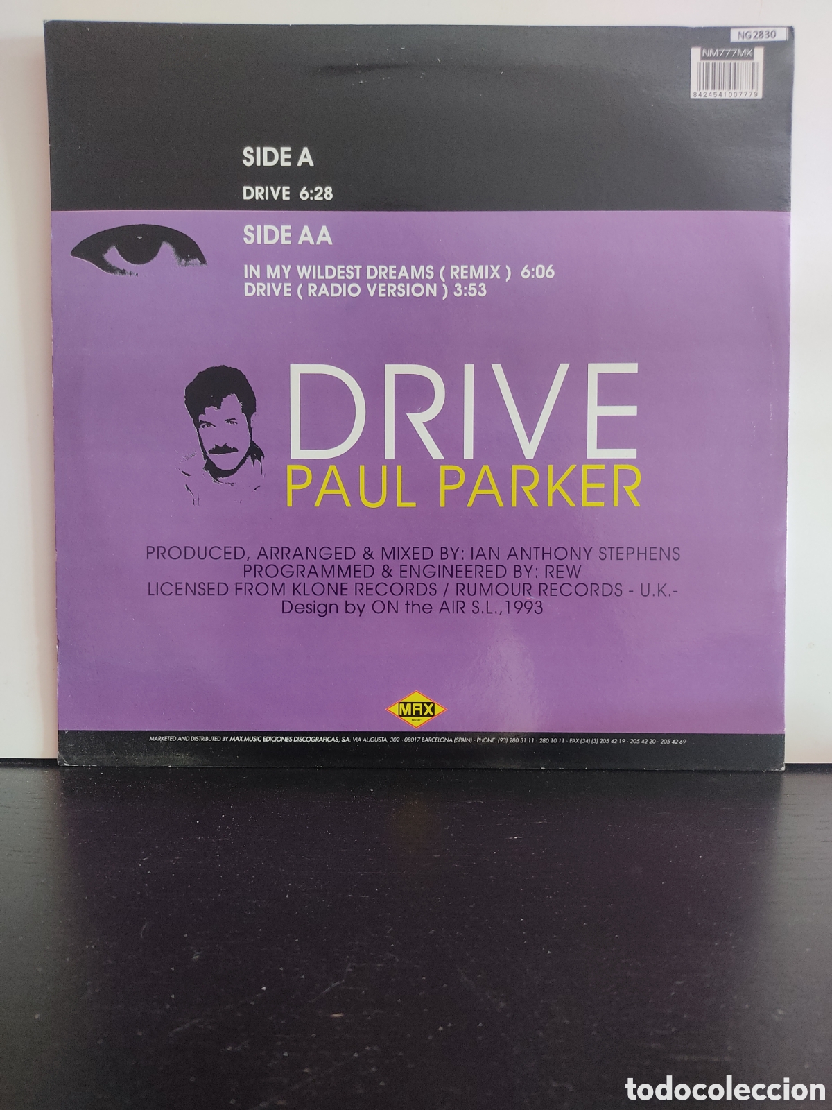Discos de vinilo: Paul Parker &lrm;&ndash; Drive - Foto 2