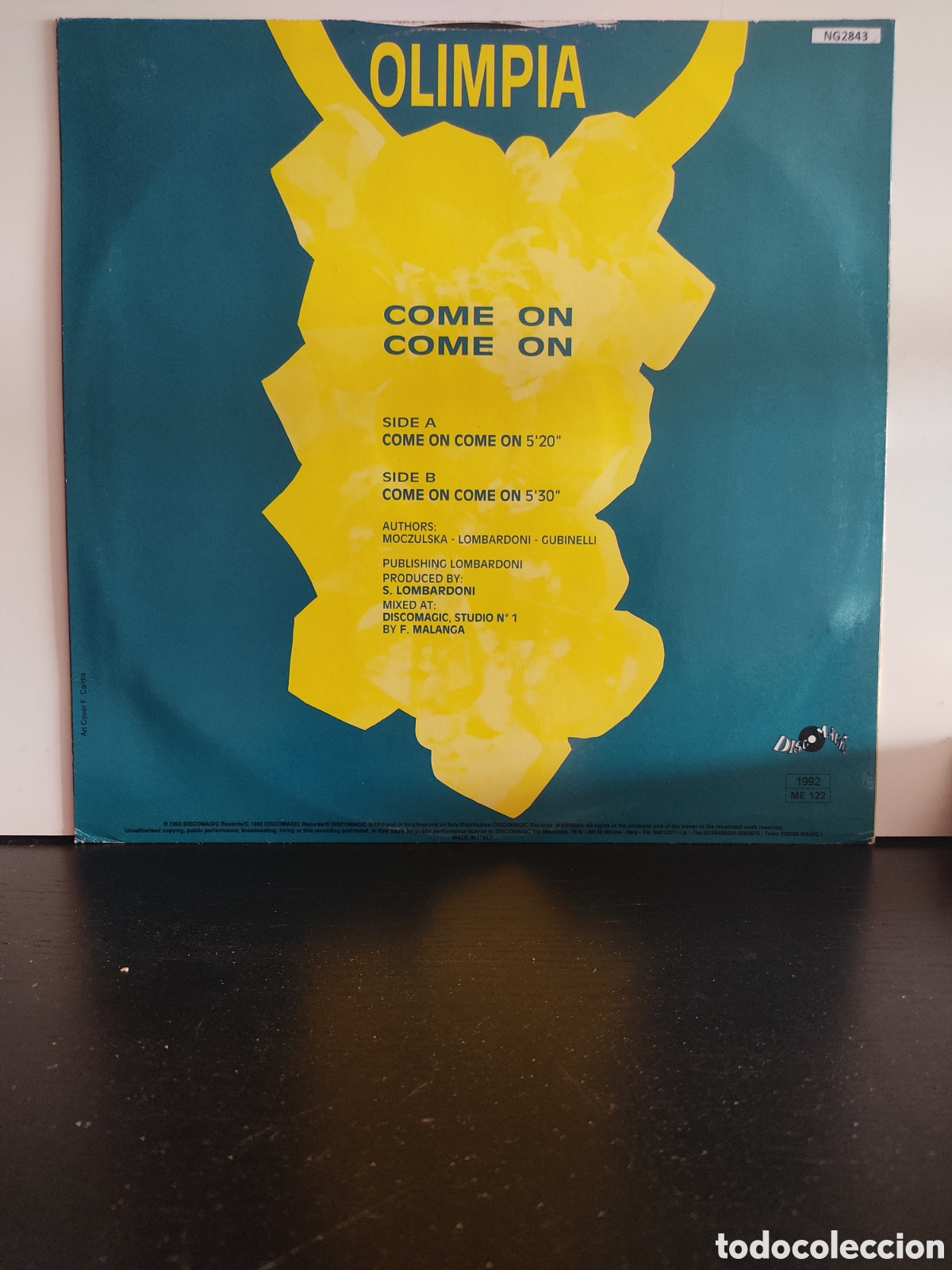 Discos de vinilo: Olimpia &lrm;&ndash; Come On Come On - Foto 2