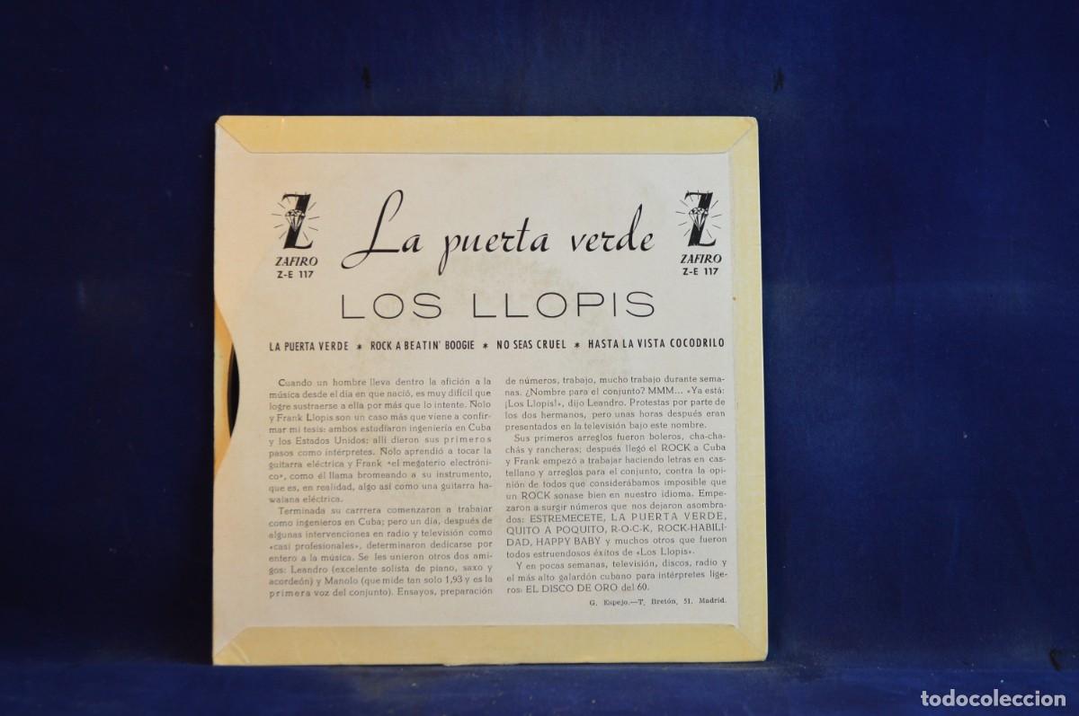 Discos de vinilo: LOS LLOPIS - LA PUERTA VERDE - + 3 EP - Foto 2