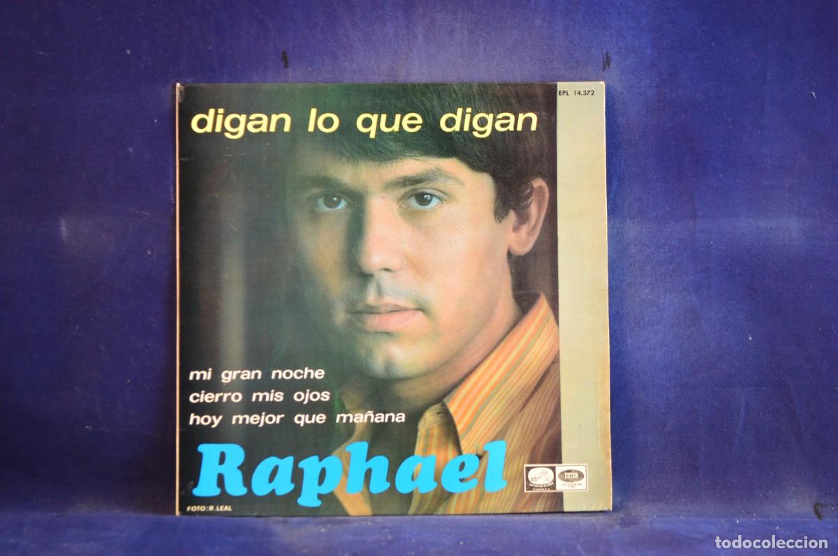Discos de vinilo: RAPHAEL - DIGAN LO QUE DIGAN - + 3 EP - Foto 1
