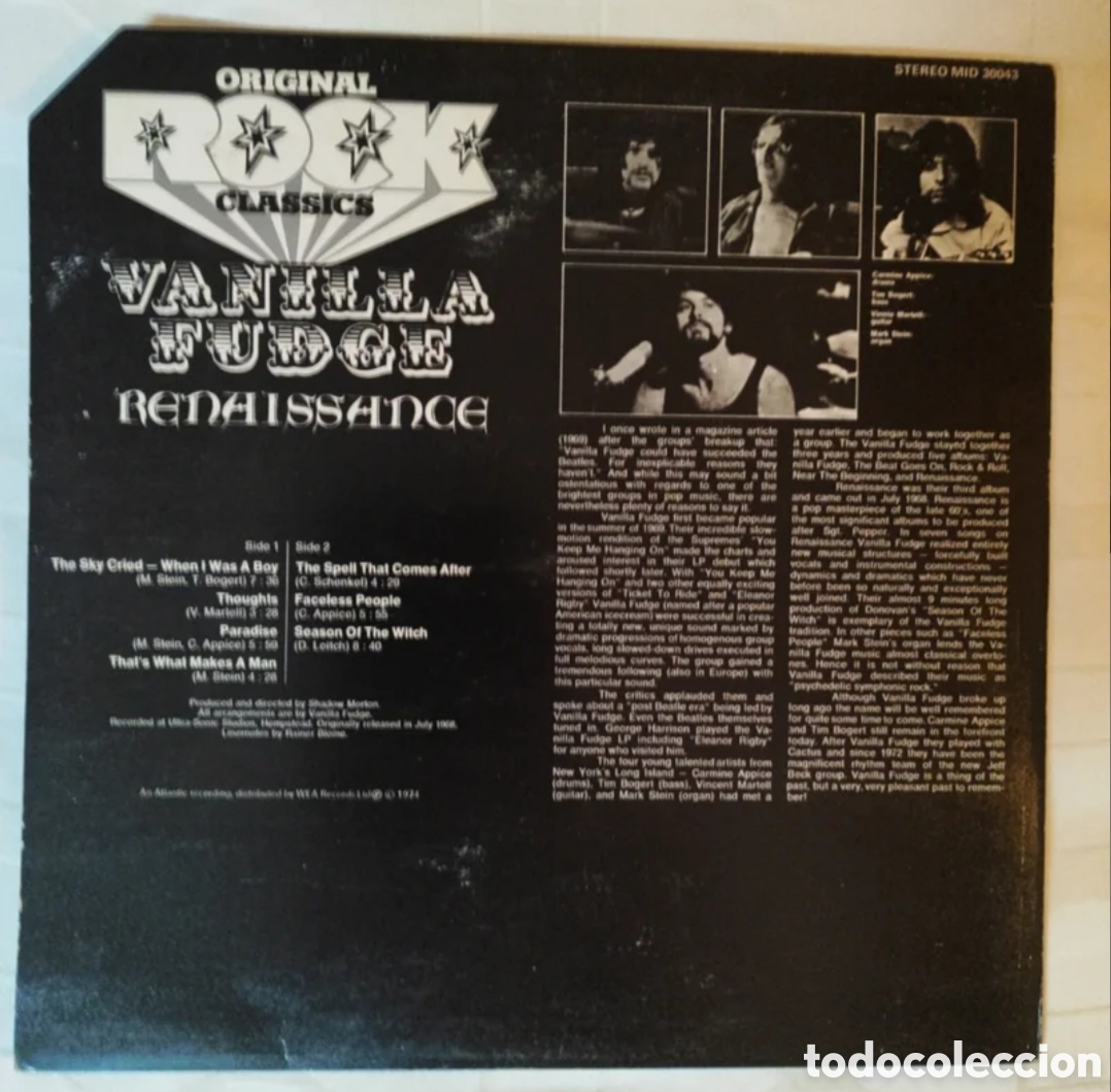 Discos de vinilo: VANILLA FUDGE - Renaissance - Foto 2