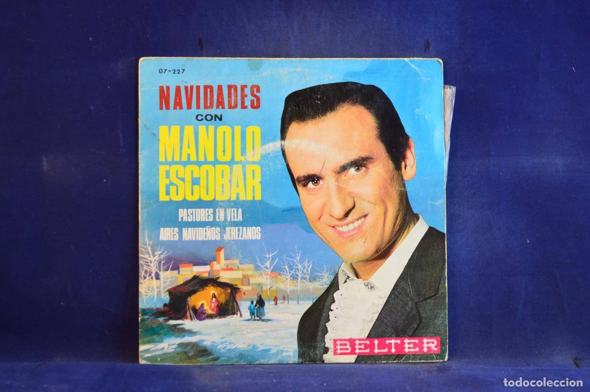 Discos de vinilo: MANOLO ESCOBAR - PASTORES EN VELA - Foto 1
