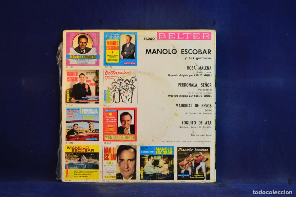 Discos de vinilo: MANOLO ESCOBAR - ROSA MALENA - + 3 EP - Foto 2