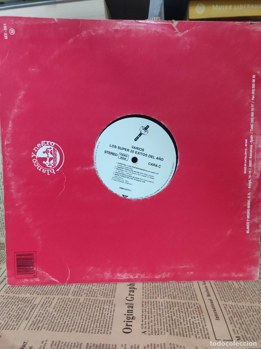 Discos de vinilo: LOS SUPER 20 EXITOS DEL A&Ntilde;O - Foto 1
