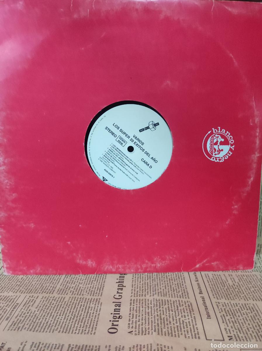 Discos de vinilo: LOS SUPER 20 EXITOS DEL A&Ntilde;O - Foto 2