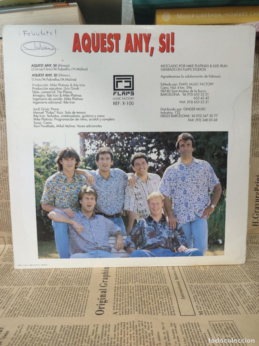 Discos de vinilo: Alexanco / Bakero / Beguiristain / Eusebio / Koeman / Laudrup &ndash; Aquest Any, Si! - Foto 2