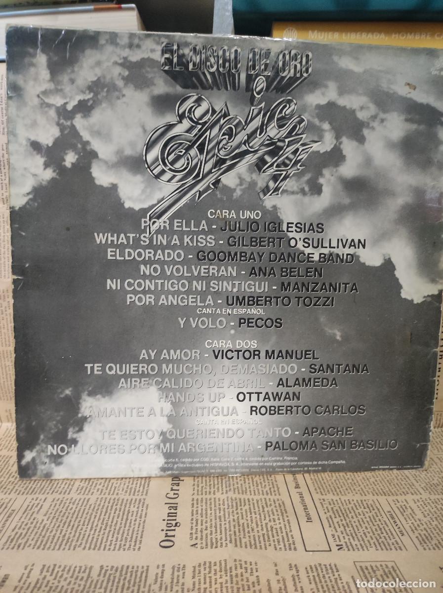 Discos de vinilo: &rdquo;El Disco De Oro&rdquo; Epic4 - Foto 2