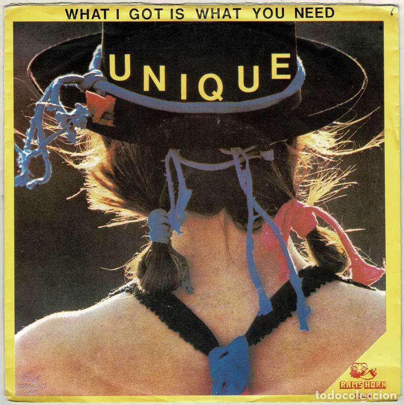 Discos de vinilo: Unique - What I Got Is What You Need. Single - Foto 1