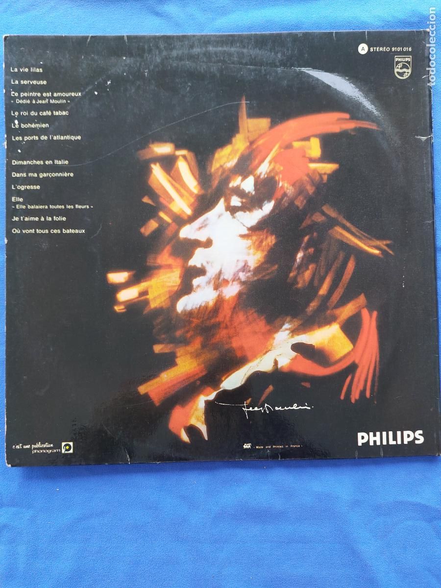 Discos de vinilo: SERGE LAMA - LA VIE LILAS - Foto 4