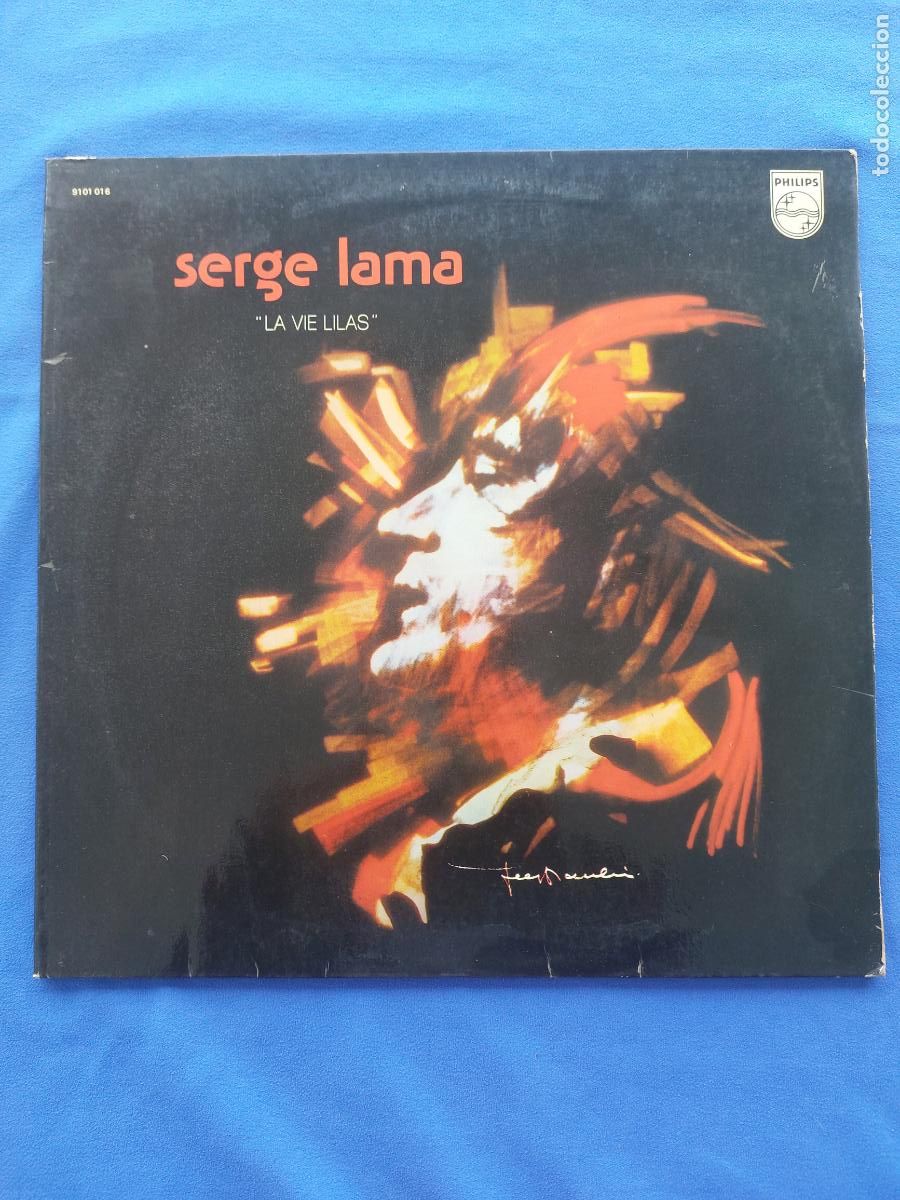 Discos de vinilo: SERGE LAMA - LA VIE LILAS - Foto 1