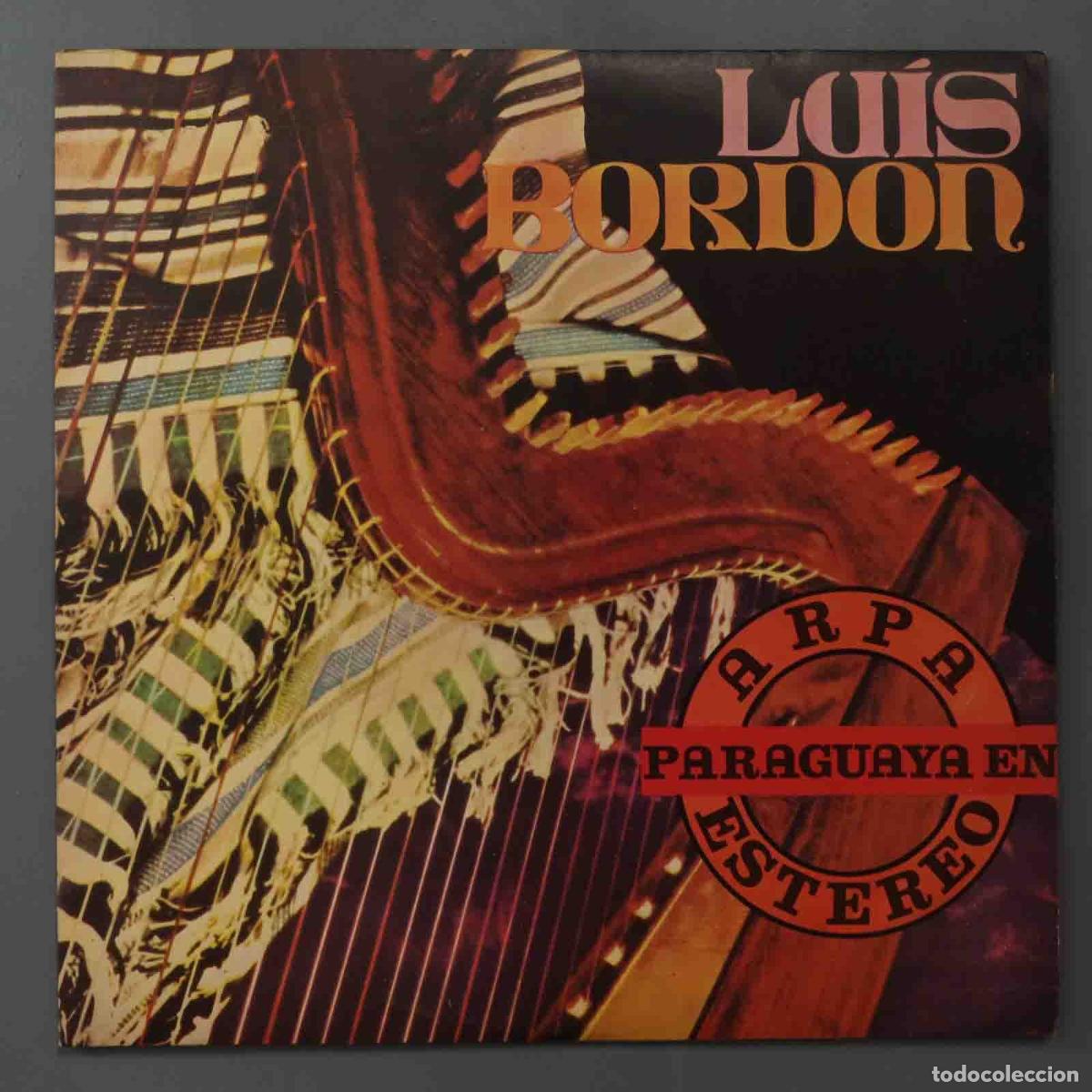 Discos de vinilo: LP. LUIS BORDON - Arpa Paraguaya - Foto 1