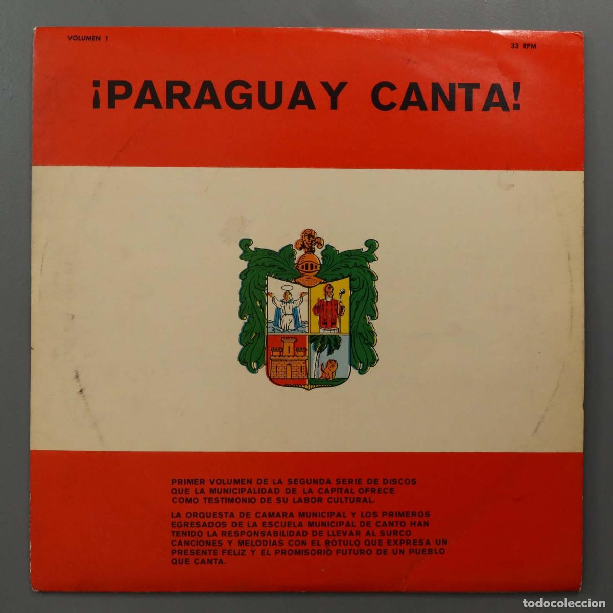 Disques de vinyle: LP. PARAGUAY CANTA