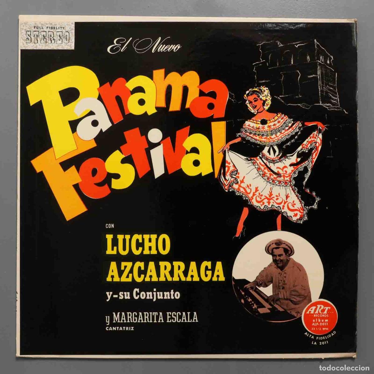 Vinyl-Schallplatten: LP. Lucho Azcarraga Y Su Conjunto Y Margarita Escala &ndash; El Nuevo Panama Festival