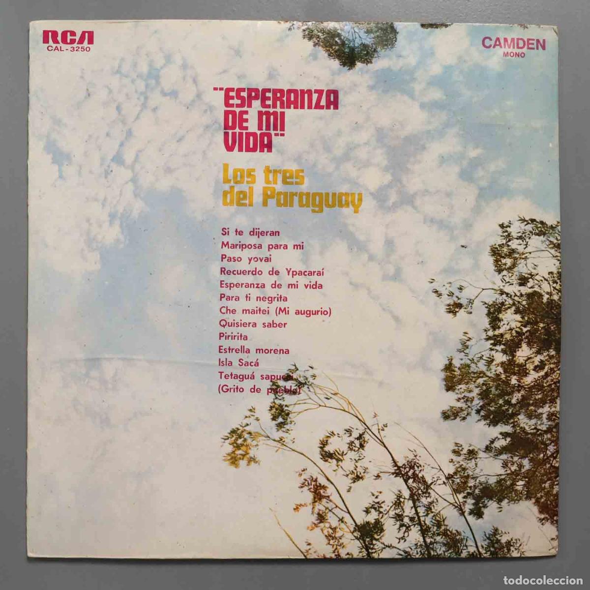 Disques de vinyle: LP. Los Tres Del Paraguay &ndash; Esperanza de Mi Vida