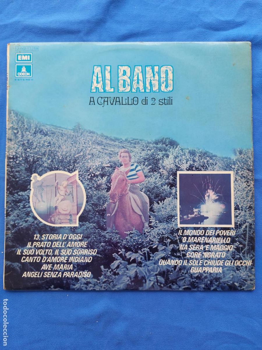 Discos de vinilo: ALBANO - A CAVALLO DI 2 STILI - Foto 1