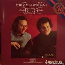 Discos de vinilo: ITZHAK PERLMAN & JOHN WILLIAMS (7) - PAGANINI* & GIULIANI* DUOS - CD,