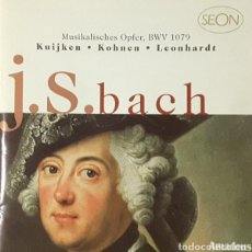 Discos de vinilo: J.S. BACH* : KUIJKEN* • KOHNEN* • LEONHARDT* MUSIKALISCHES OPFER, BWV 1079 - CD,