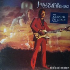Discos de vinilo: JOHN ENTWISTLE TOO LATE THE HERO - LP,