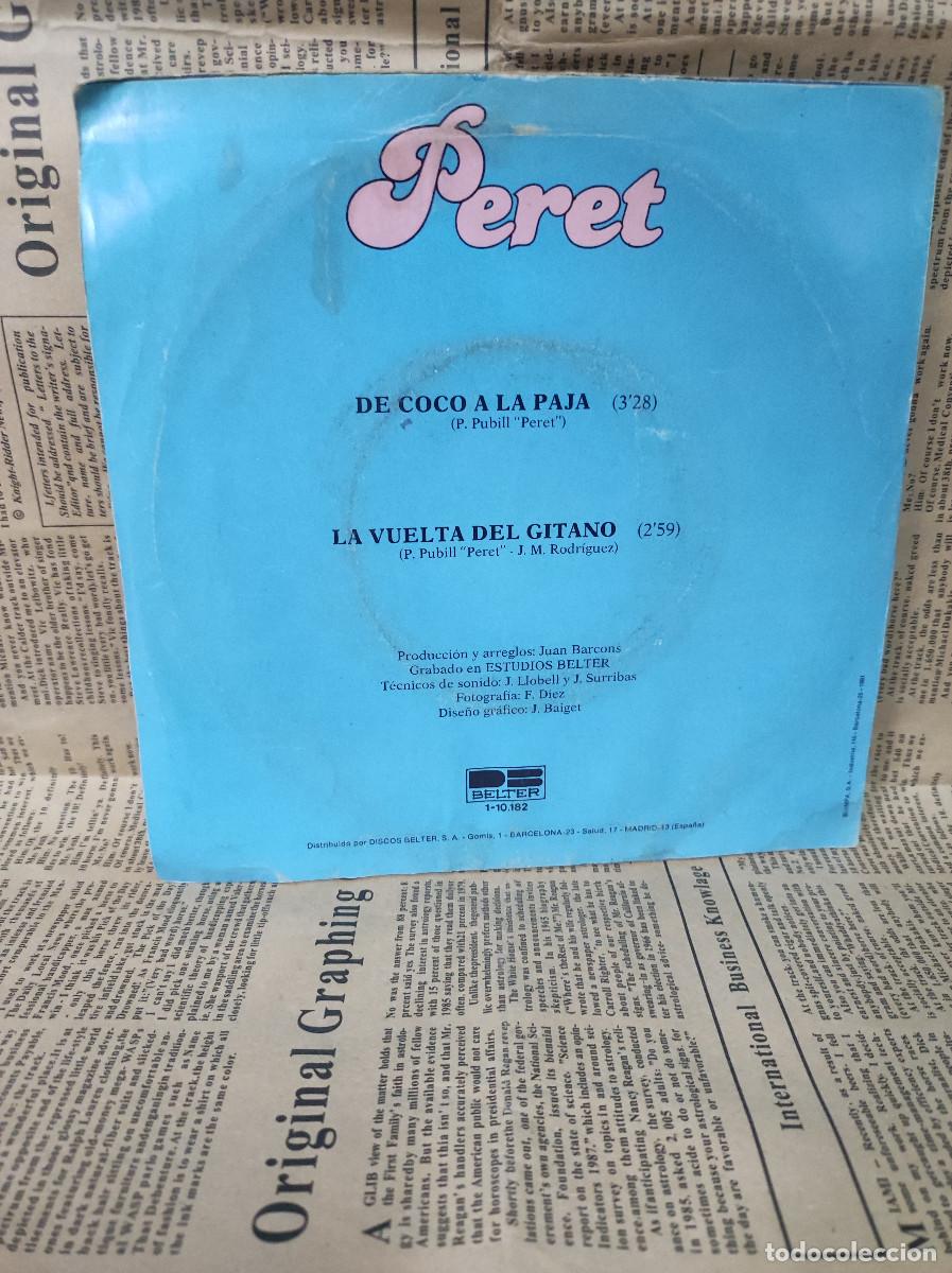 Discos de vinilo: Peret &ndash; De Coco A La Paja - Foto 2