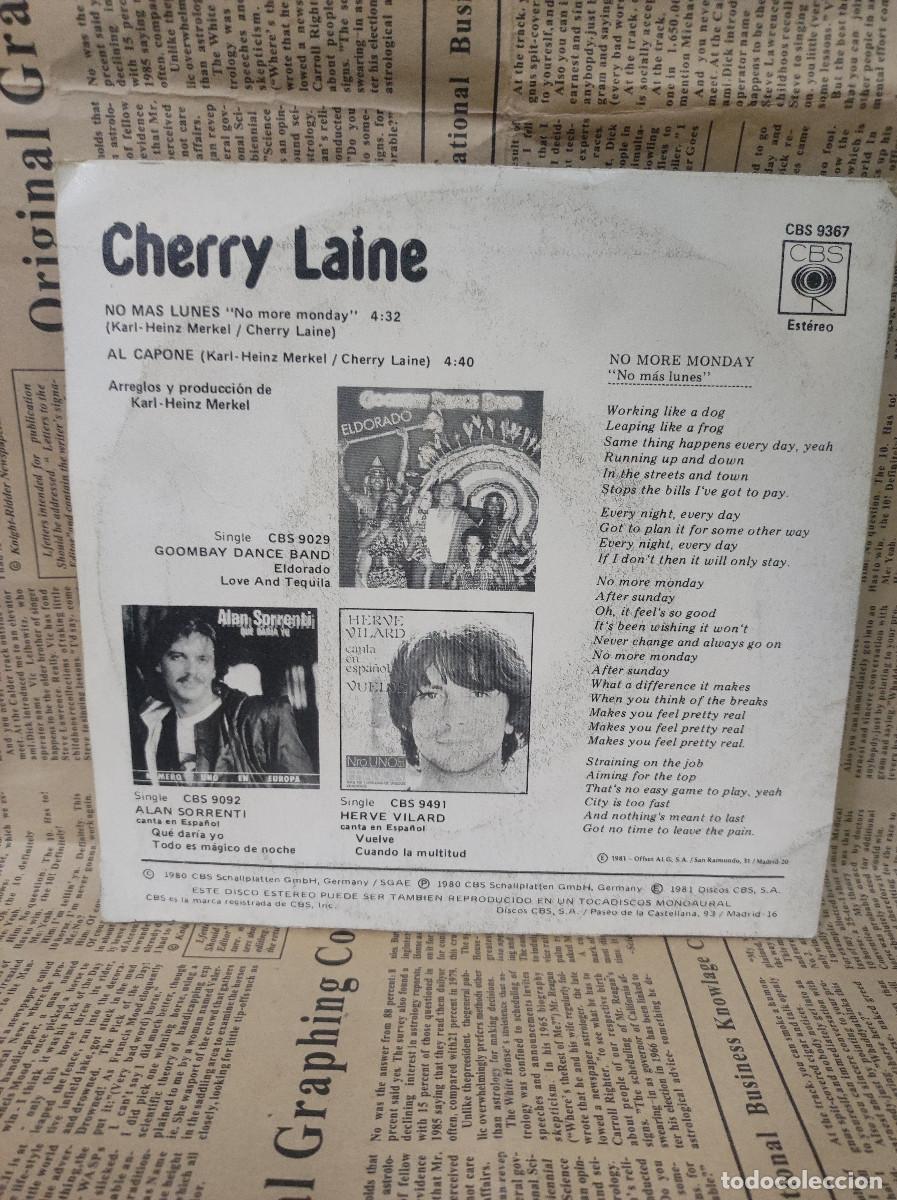 Discos de vinilo: Cherry Laine &ndash; No M&aacute;s Lunes - Foto 2