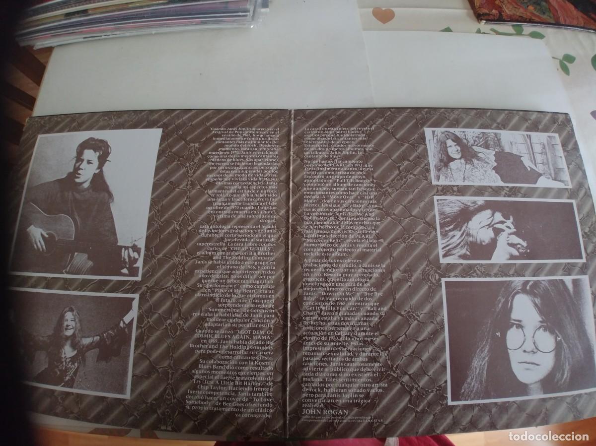 Discos de vinilo: JANIS JOPLIN-LP DOBLE ANTHOLOGY-GATEFOLD - Foto 2