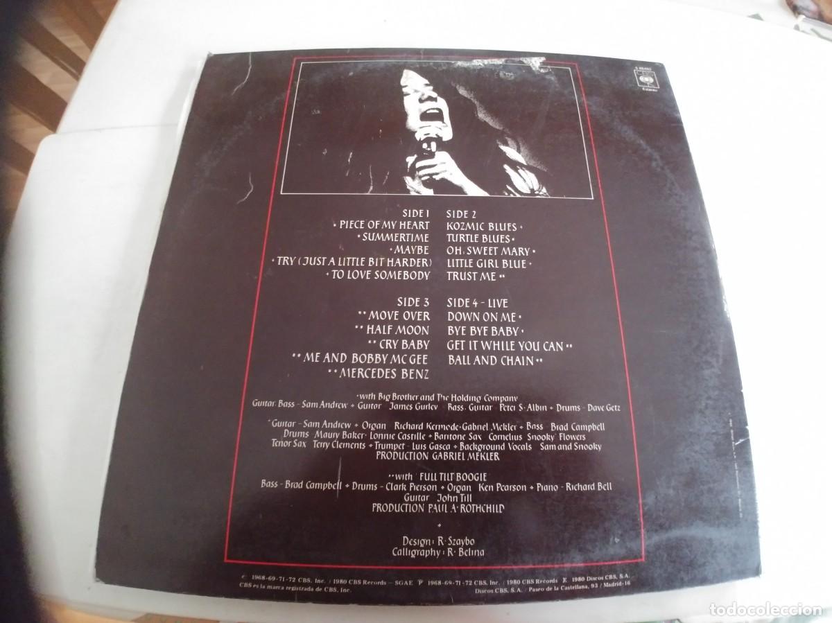 Discos de vinilo: JANIS JOPLIN-LP DOBLE ANTHOLOGY-GATEFOLD - Foto 3