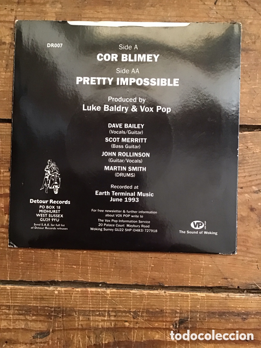 Discos de vinilo: Vox Pop Cor Blimey - Foto 2