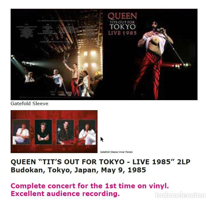 vinilo lp de queen año 1985 - Compra venta en todocoleccion