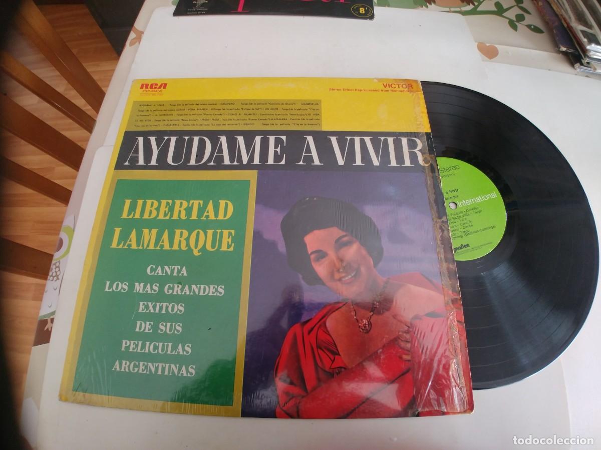 Vinyl records: LIBERTAD LAMARQUE-LP AYUDAME A VIVIR
