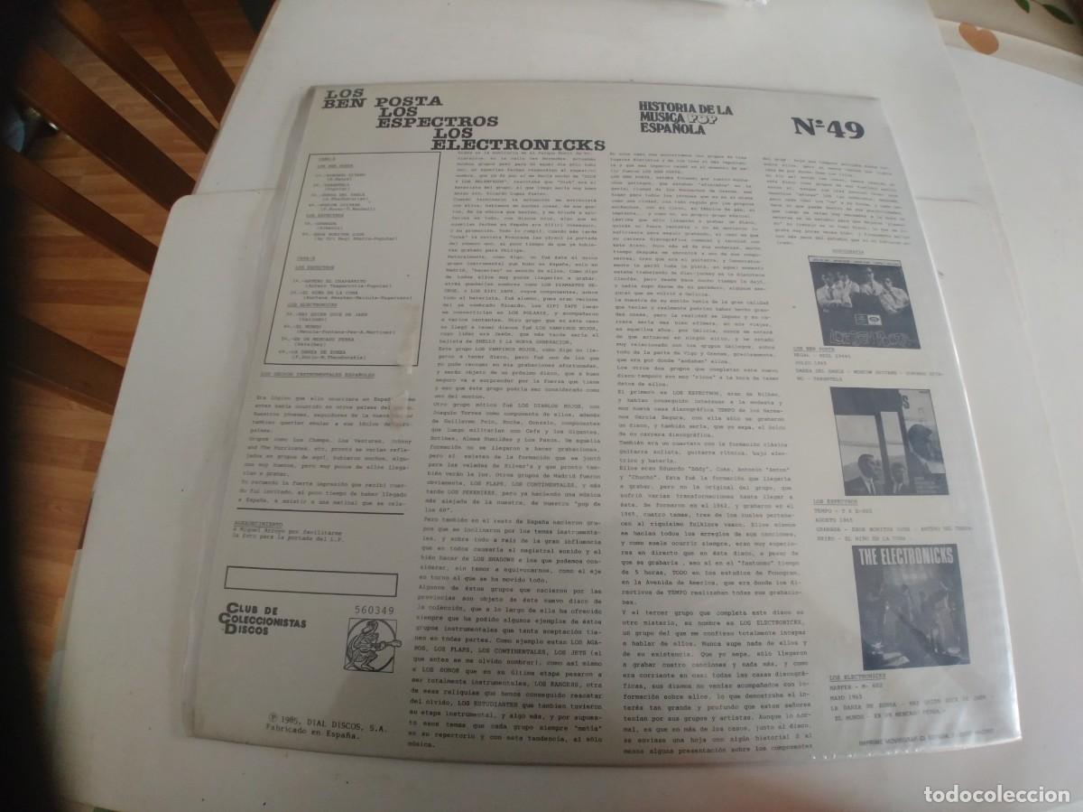Discos de vinilo: LOS BEN POSTA LOS ESPECTROS LOS ELECTRONICKS-LP NUEVO - Foto 2
