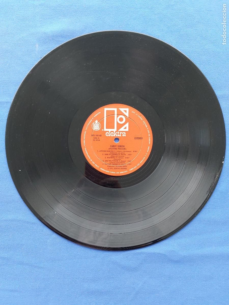 Discos de vinilo: CARLY SIMON - PLAYING POSSUM - Foto 2