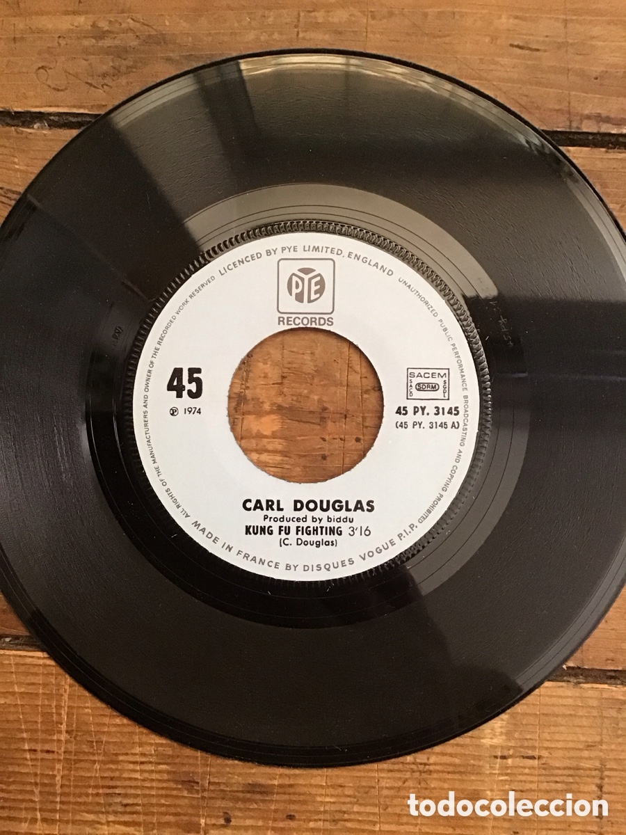 Discos de vinilo: Carl Douglas Kung Fu Fighting - Foto 3