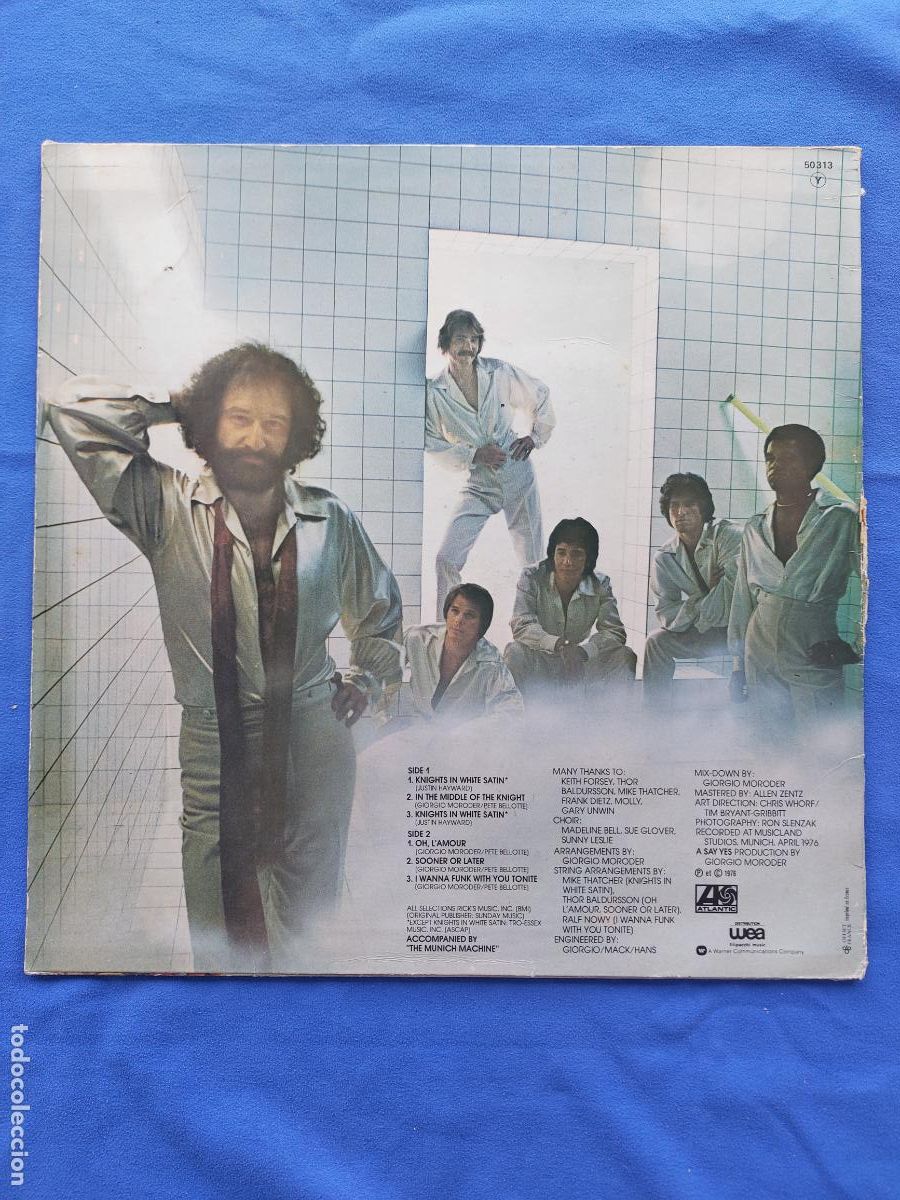 Discos de vinilo: GIORGIO - KNIGHTS IN WHITE SATIN - Foto 3