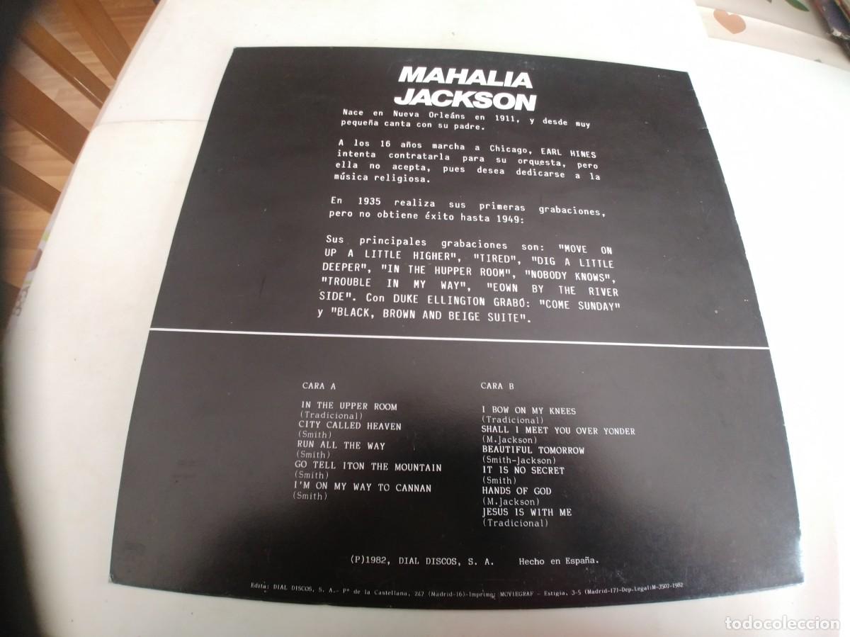 Discos de vinilo: MAHALIA JACKSON-LP CON SWING - Foto 2