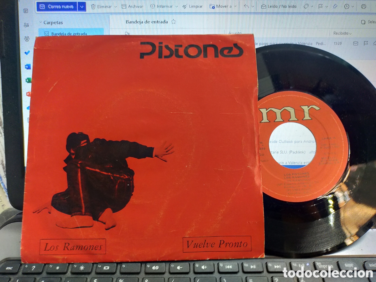 Discos de vinilo: Pistones single los ramones 1983 - Foto 1