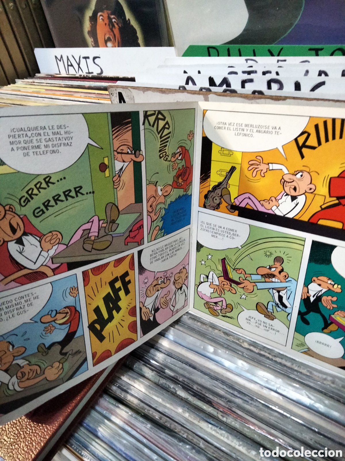 Discos de vinilo: Mortadelo y Filem&oacute;n cohete a la luna aduana - Foto 3