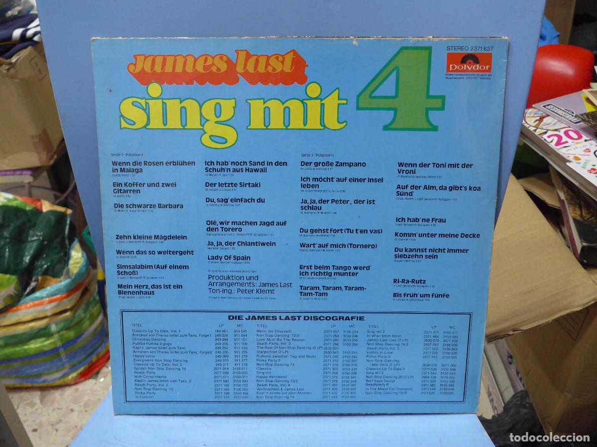 Discos de vinilo: JAMES LAST SING MIT 4 - Foto 2