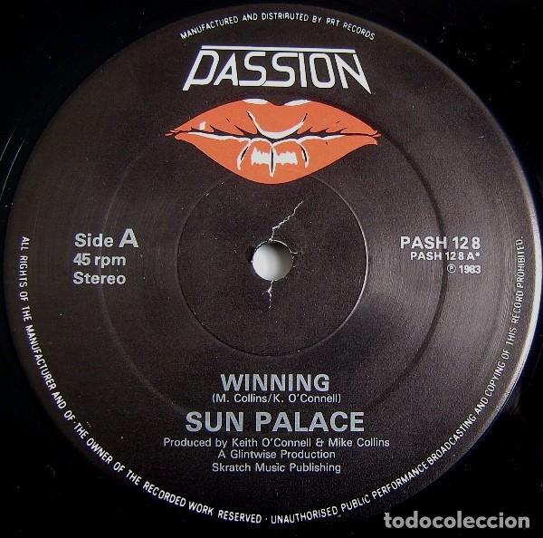 Discos de vinilo: Sun Palace &ndash; Winning-UK-1983-MAXI SINGLE - Foto 3