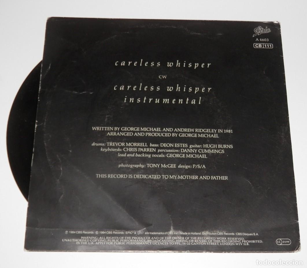 Discos de vinilo: DISCO SINGLE DE VINILLO DE GEORGE MICHAEL - Foto 2