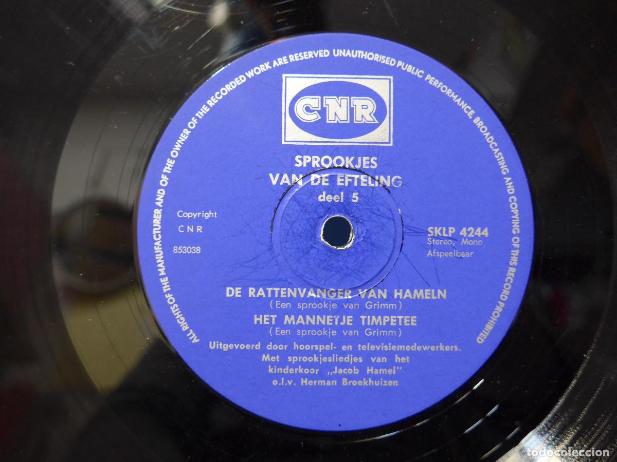 Discos de vinilo: SPROOKJES VAN DE EFTELING DEEL 5 - Foto 8