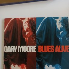 Discos de vinilo: GARY MOORE - BLUES ALIVE (2XLP LTD, NUM) 2 INSERTS Y POSTER 1993 GATEFOLD