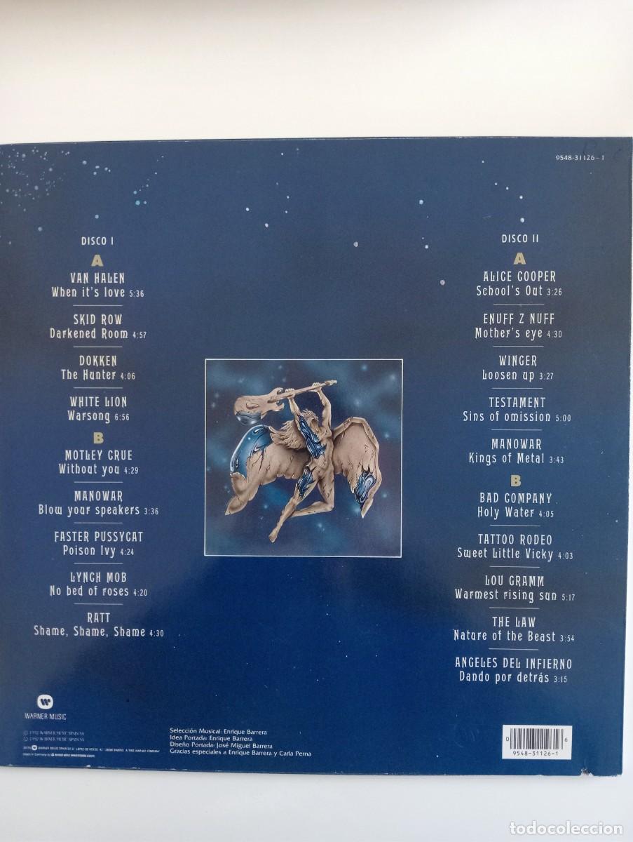 Discos de vinilo: Various - Los Reyes Del Rock (2xLP, Comp) 1992 2 inserts - Foto 2
