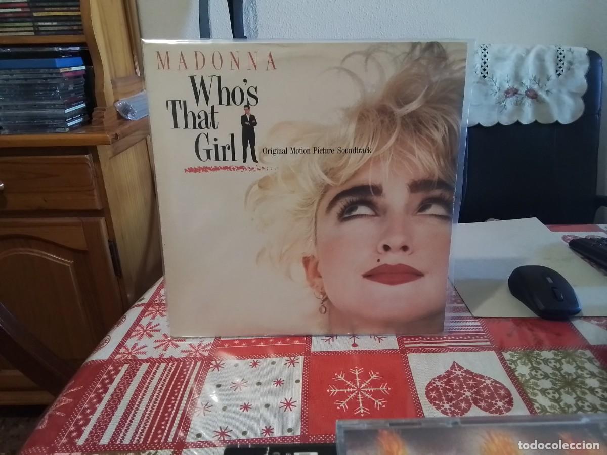 Discos de vinil: Madonna &lrm;&ndash; Who's That Girl/Original Motion Picture Soundtrack (POP ROCK) 1987 SPAIN. MINT