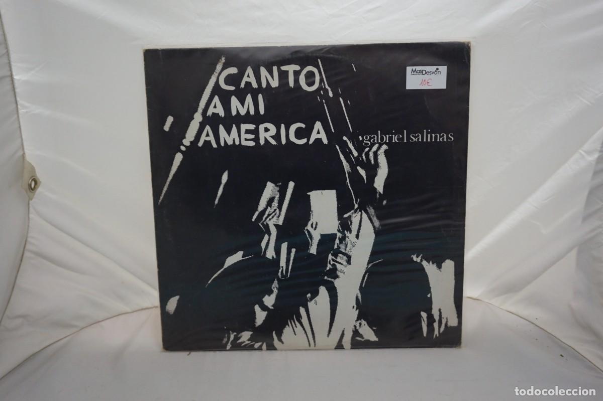 Discos de vinilo: LP - GABRIEL SALINAS - CANTO A MI AMERICA - Foto 1