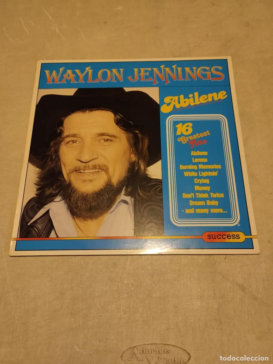 Discos de vinilo: Waylon Jennings LP Abilene NL.1986 - Foto 1