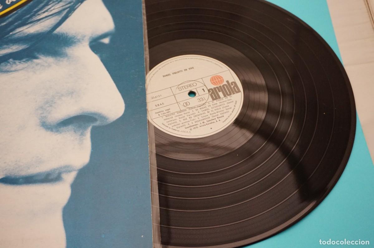 Discos de vinilo: LP - DANIEL VIGLIETTI - EN VIVO - Foto 3